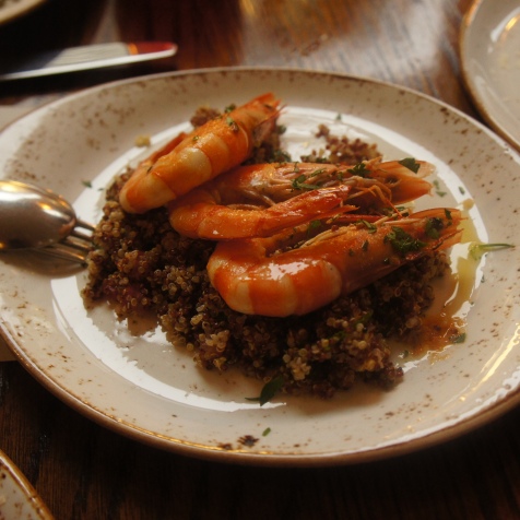 Quinoa and Prawn Tabouleh
